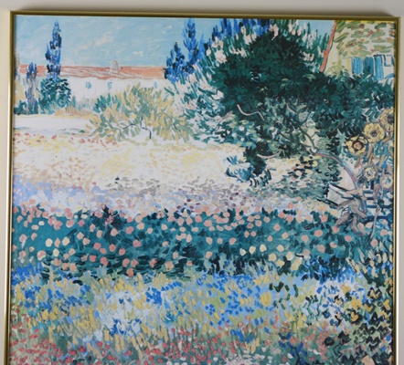 Framed Van Gogh in Arles Poster Print