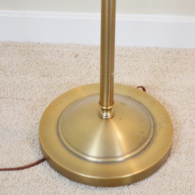 Adjustable Brass Floor Lamp