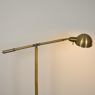 Adjustable Brass Floor Lamp