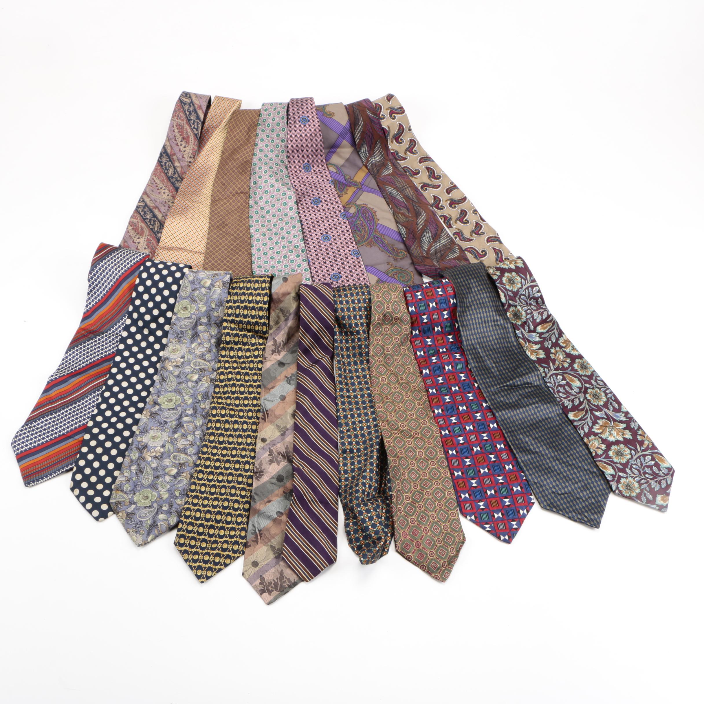 Patterned Neckties Including Vintage