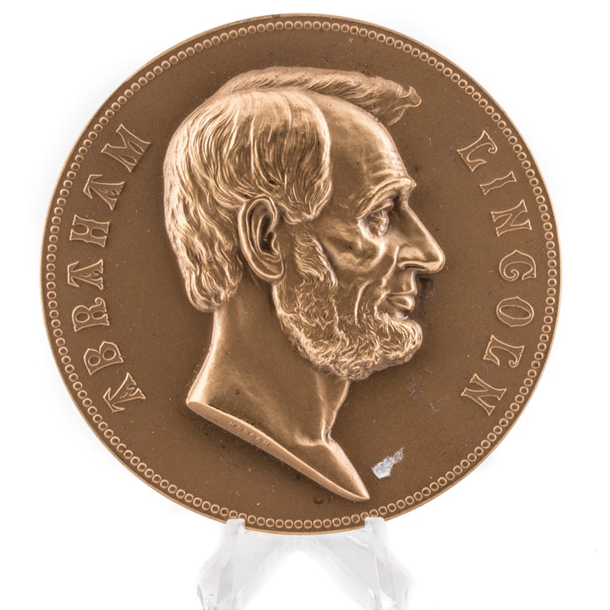 Abraham Lincoln Bronze Inaugural Medal