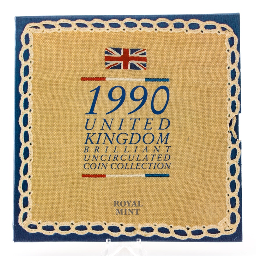 1990 United Kingdom Brilliant Uncirculated Coin Collection
