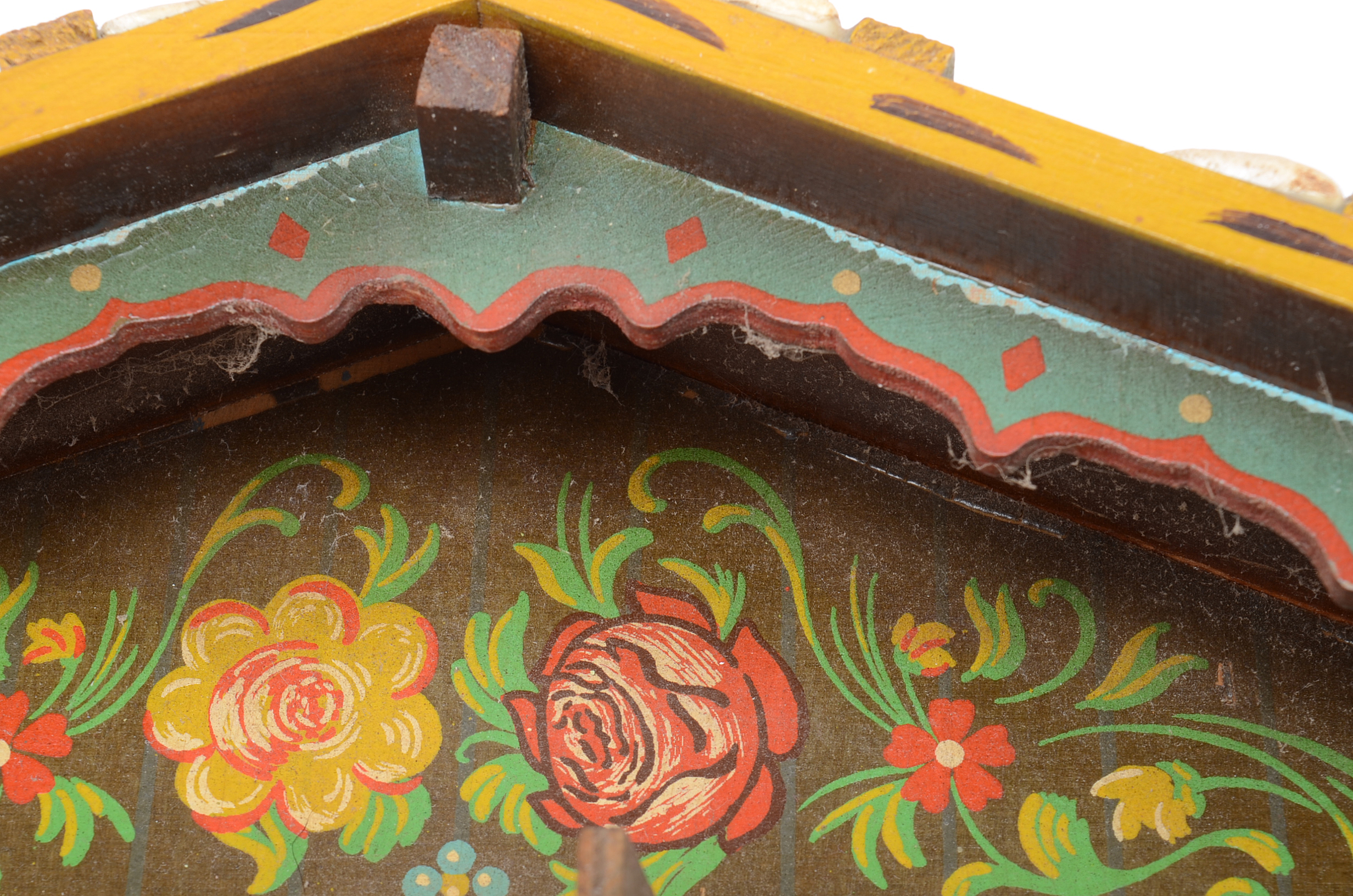 West German Hand Painted Cuckoo Clock