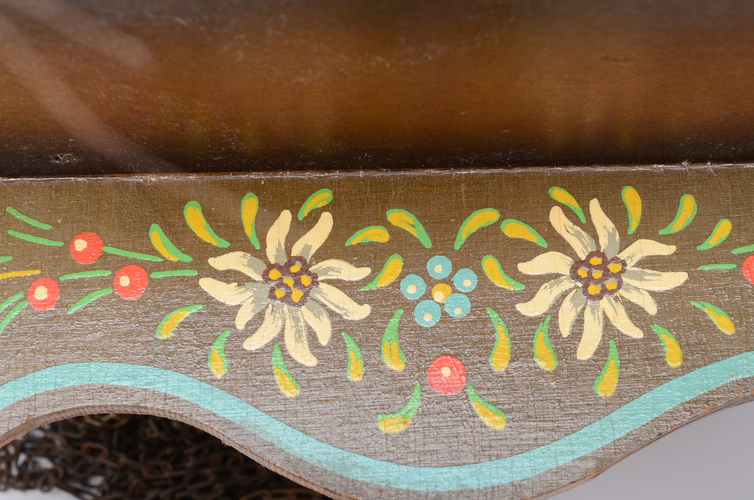 West German Hand Painted Cuckoo Clock