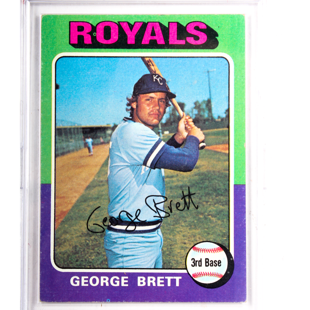 George Brett Kansas City Royals 1975 Topps Rookie #228 Card