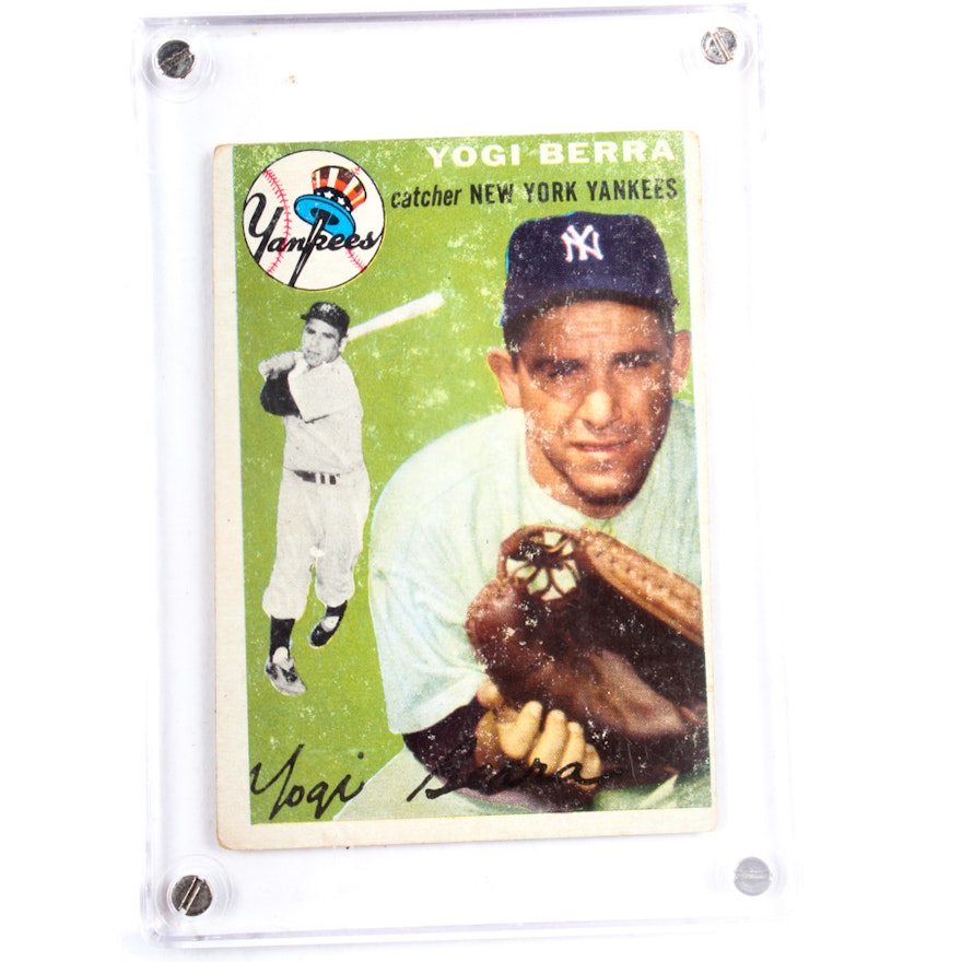 1954 Topps #50 Yogi Berra New York Yankees Topps Trading Card