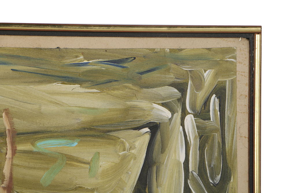 Archie Rand Acrylic Painting on Canvas "Study for Miracles Wall"