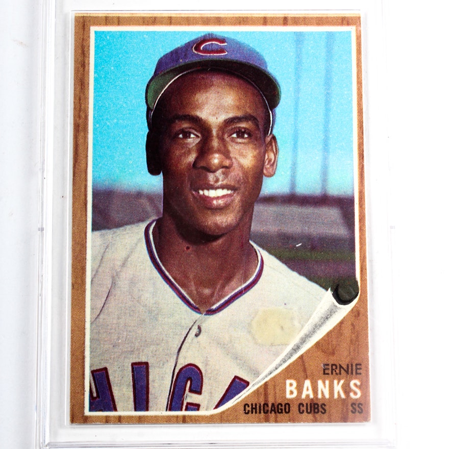 1961 Ernie Banks Baseball Card