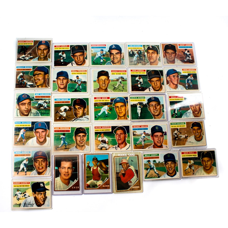 Assorted 1955 Topps Baseball Cards
