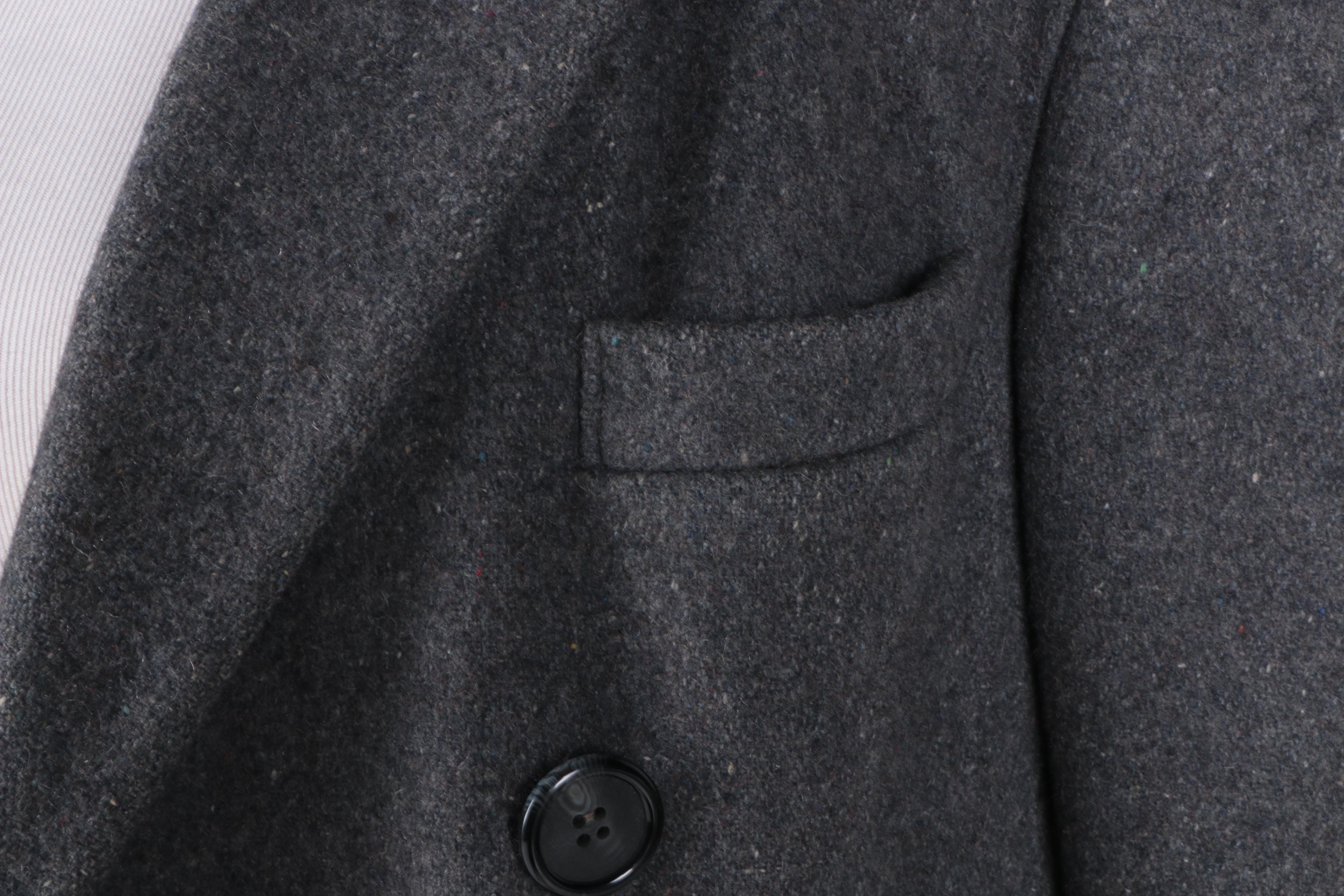 Men's Chesterfield Velvet Collar Coat