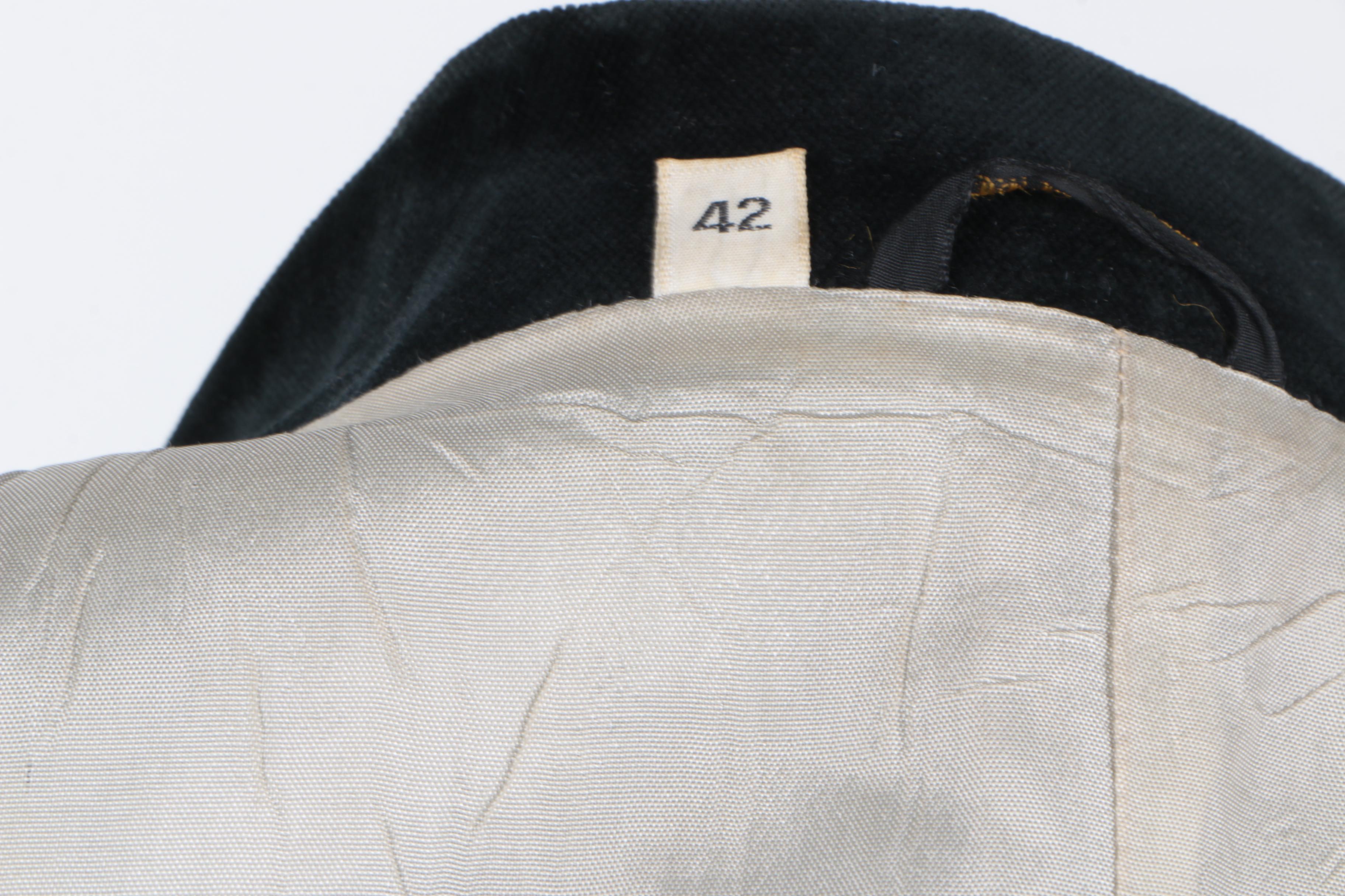 Men's Chesterfield Velvet Collar Coat