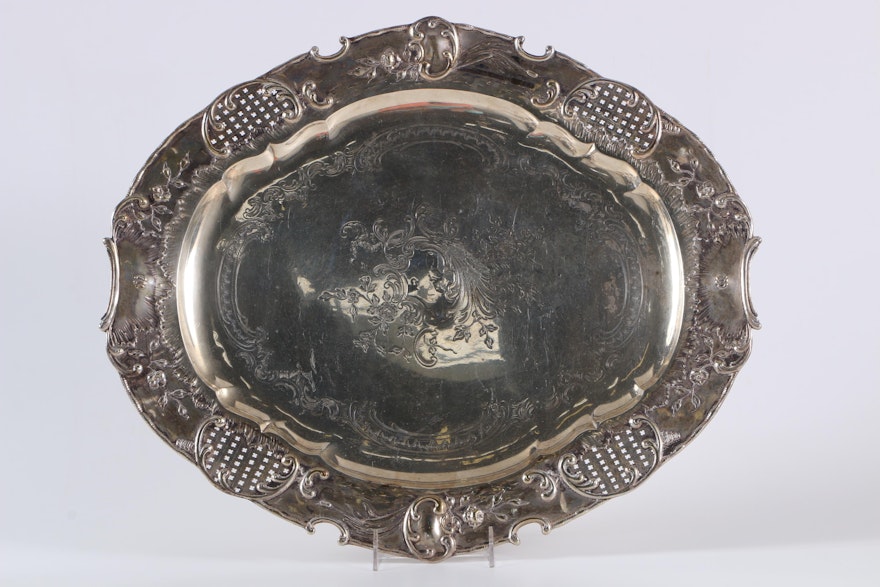 Russian 875 Silver Serving Tray
