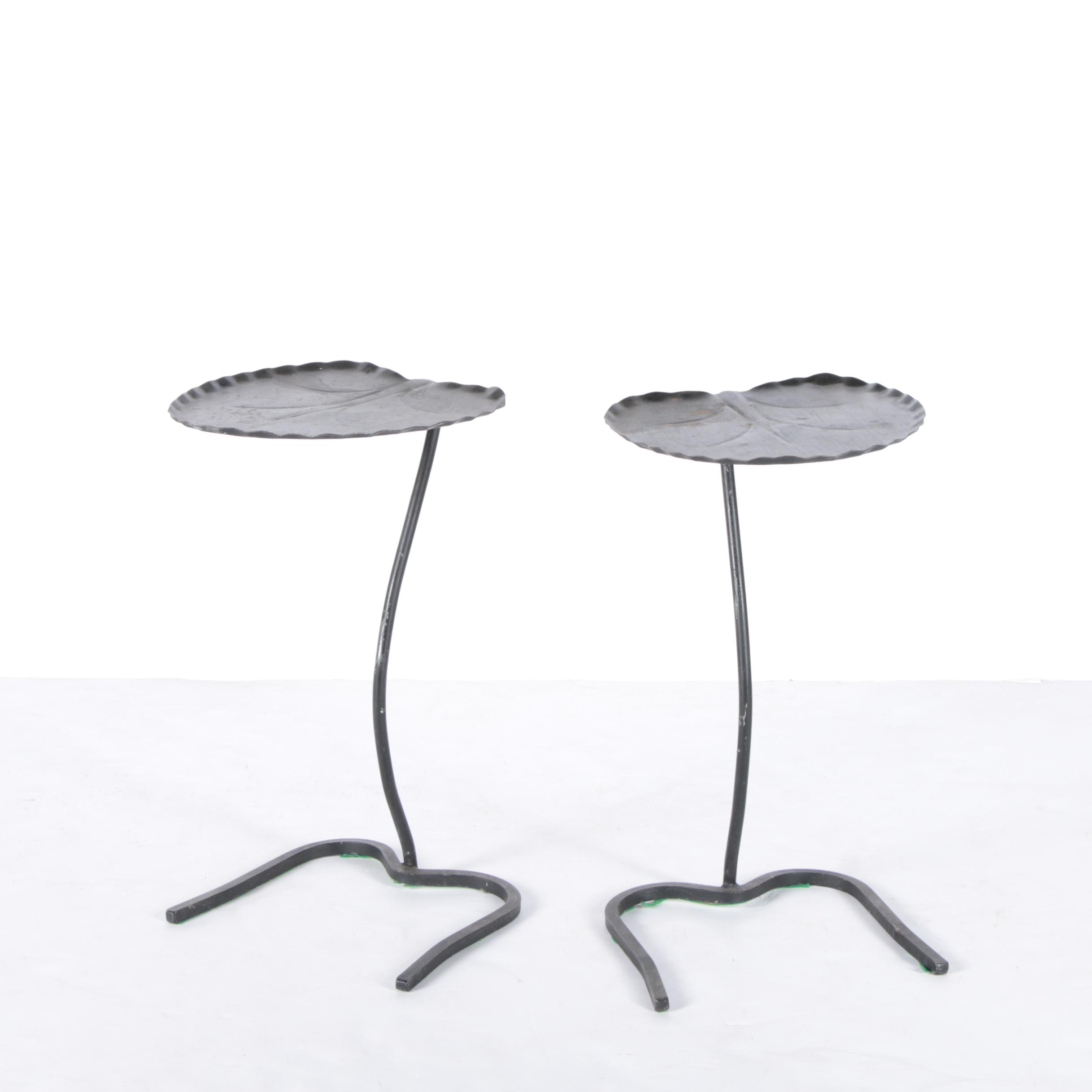 Leaf Shaped Side Tables