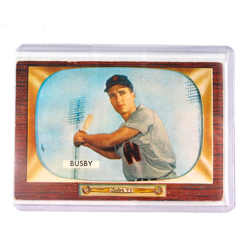 Jim Busby Baseball Card