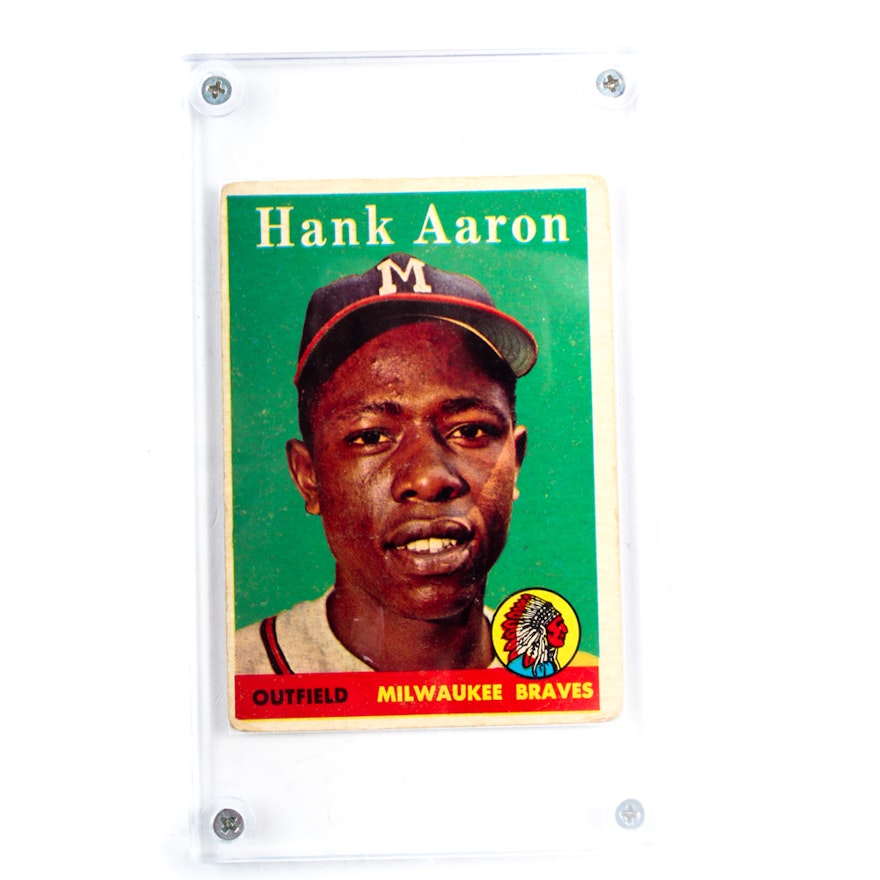 1958 Hank Aaron #30 Topps Baseball Card