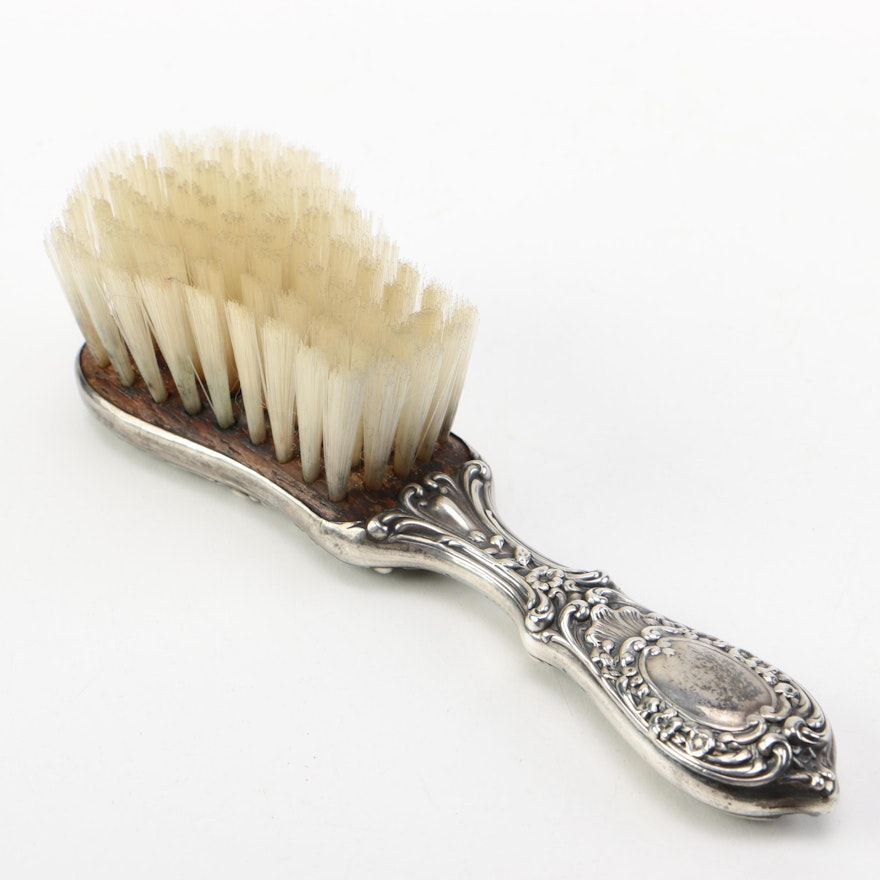 Antique Gorham "Victorian-Chased" Sterling Silver Hairbrush