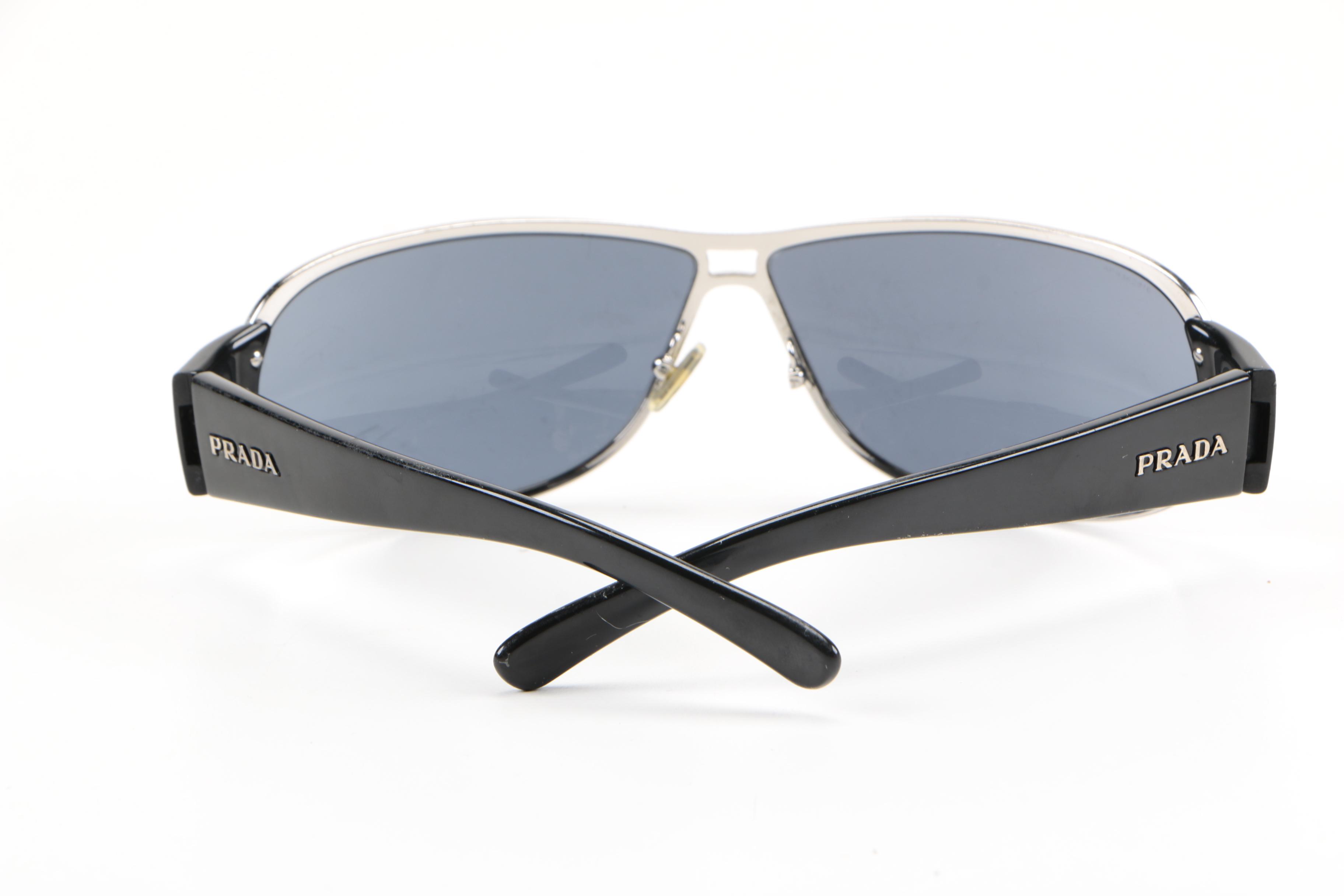 Prada Gunmetal Sunglasses
