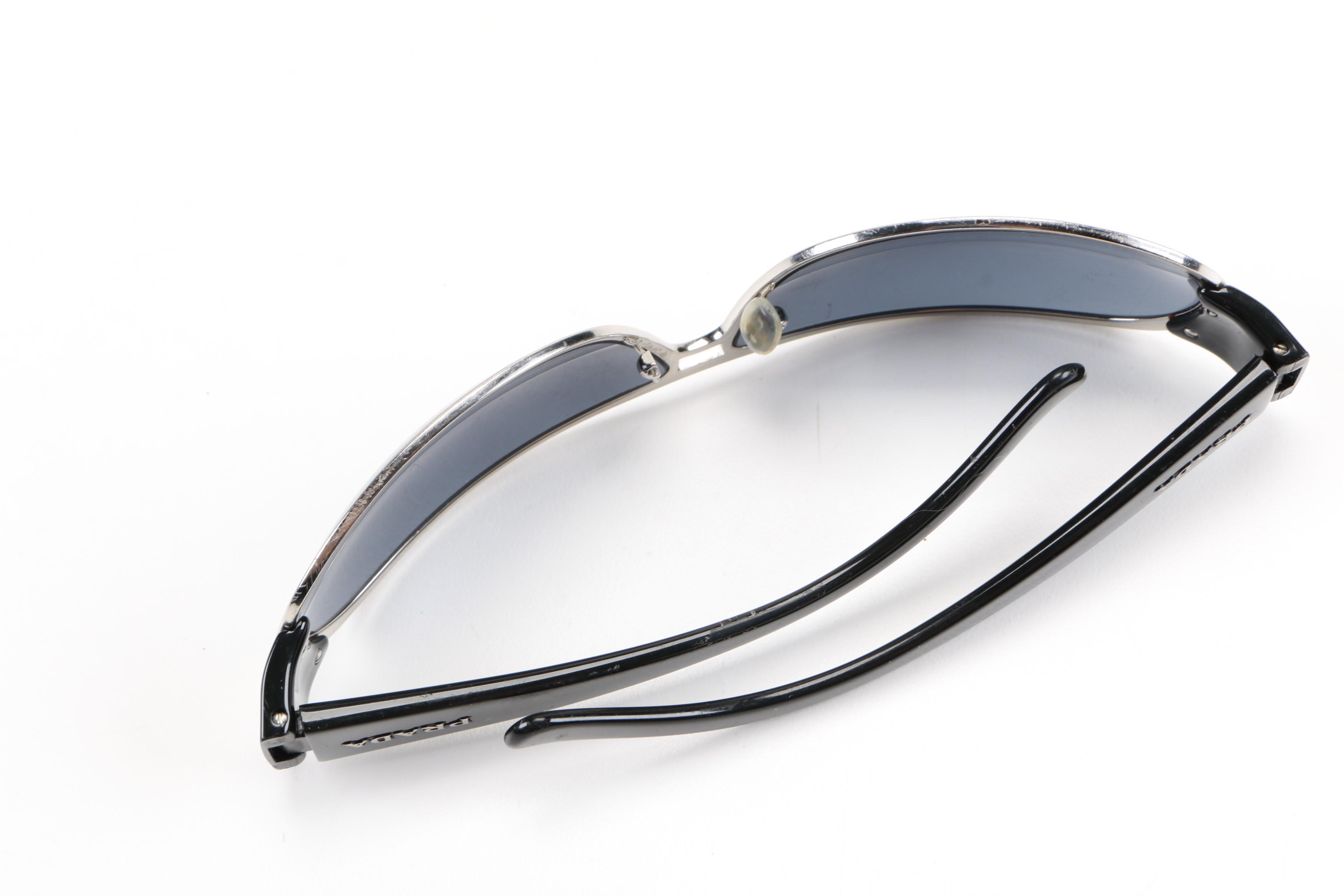 Prada Gunmetal Sunglasses