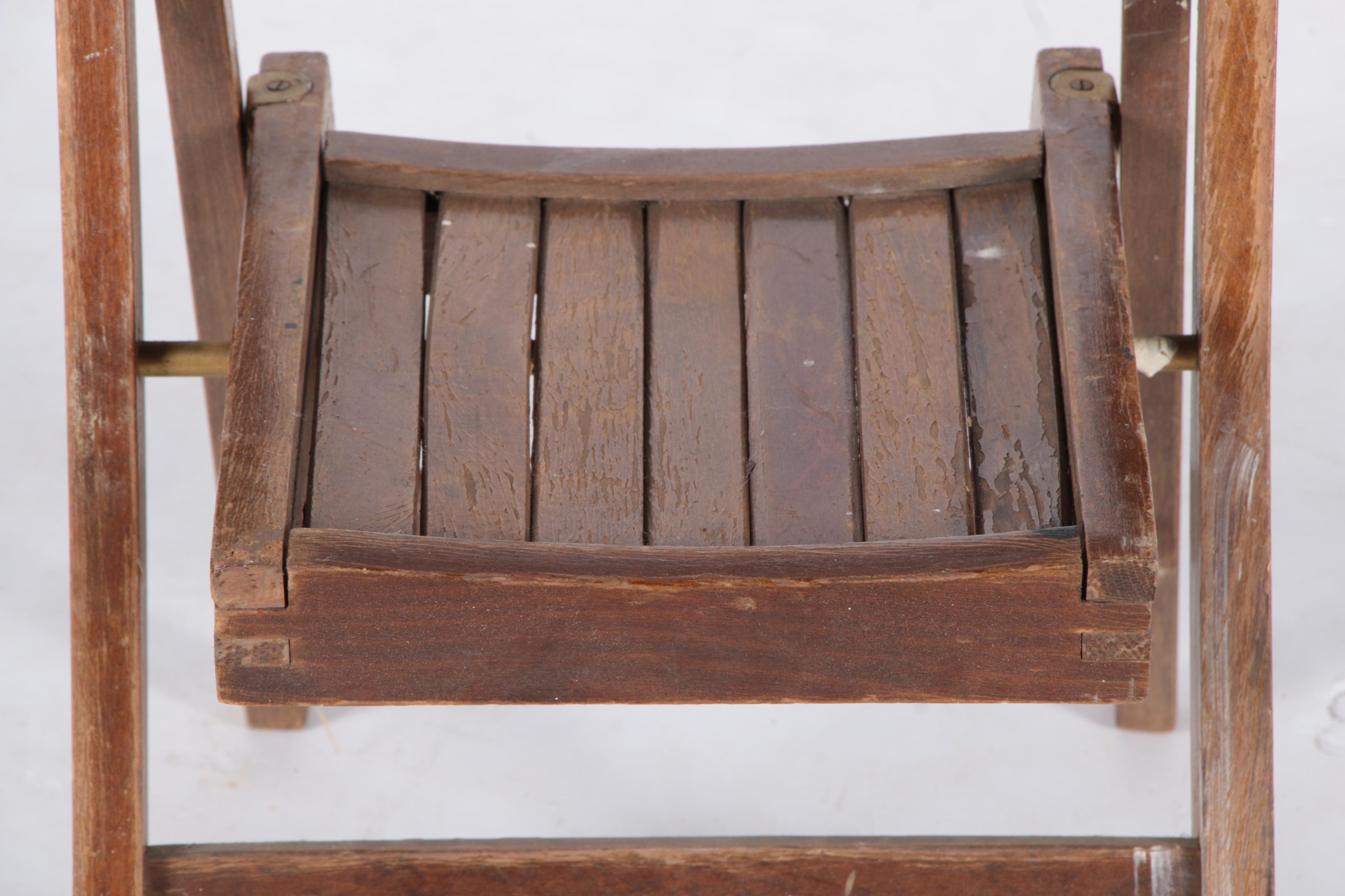 Wooden Children's Folding Chair