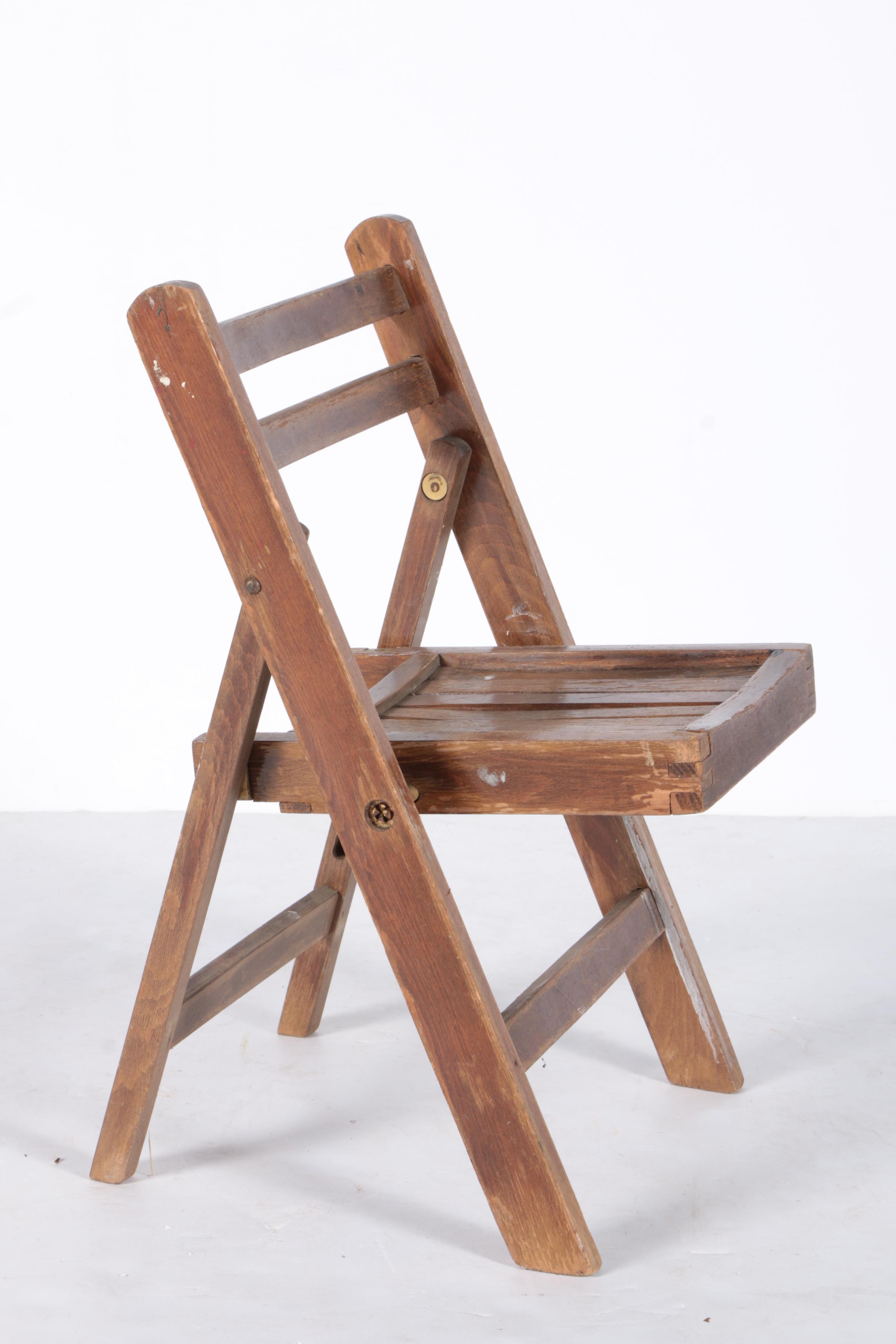 Wooden Children's Folding Chair