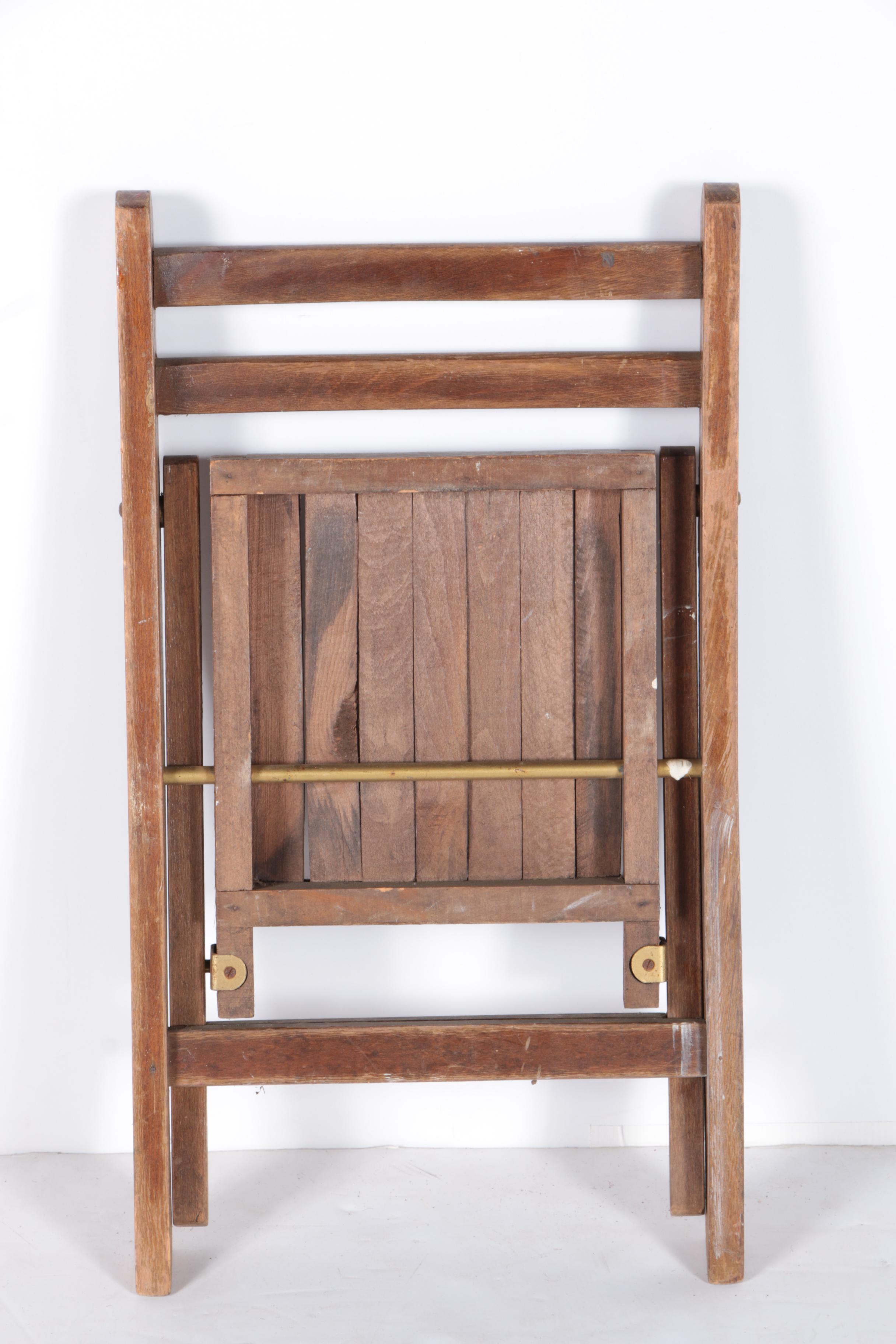 Wooden Children's Folding Chair