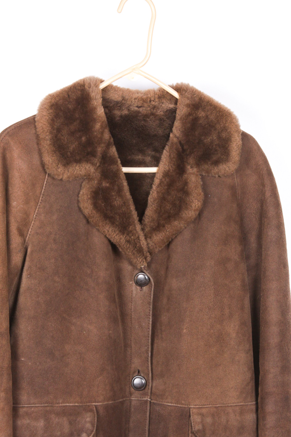 Vintage Sheepskin Coat by HUC of Sweden