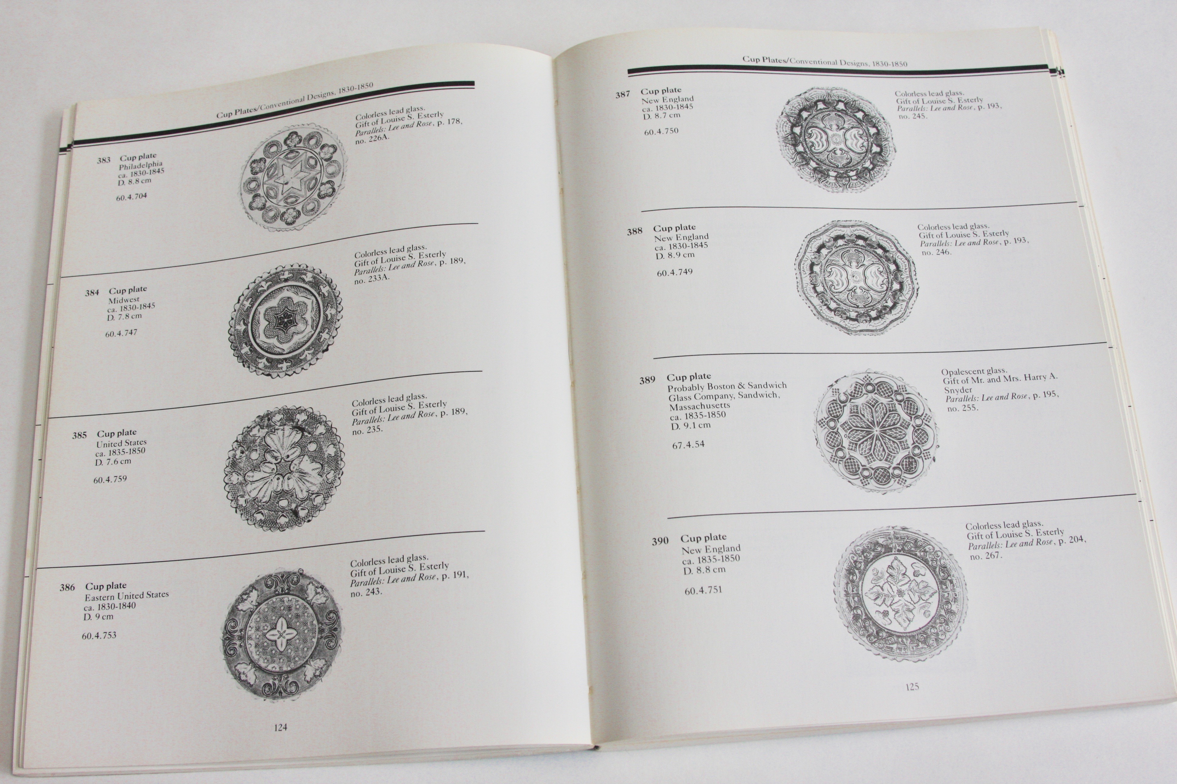 Sandwich Glass, American and European Pressed Glass, and Blown Glass Books