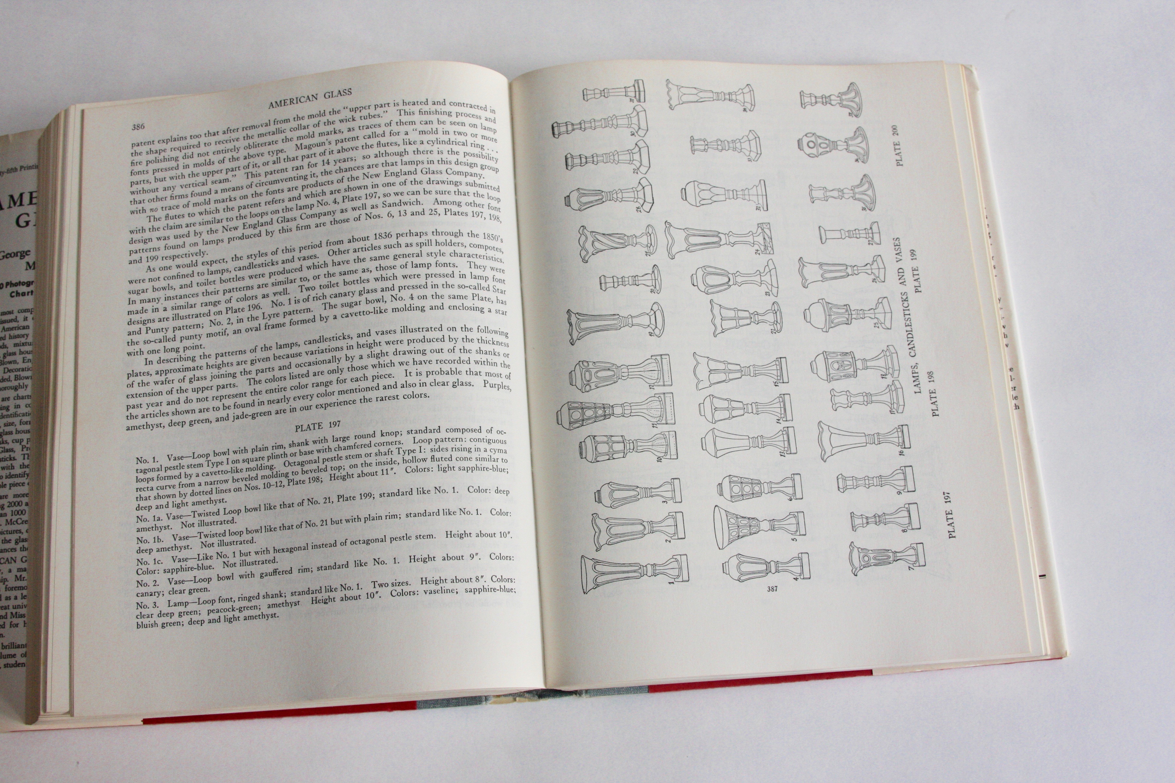 Sandwich Glass, American and European Pressed Glass, and Blown Glass Books