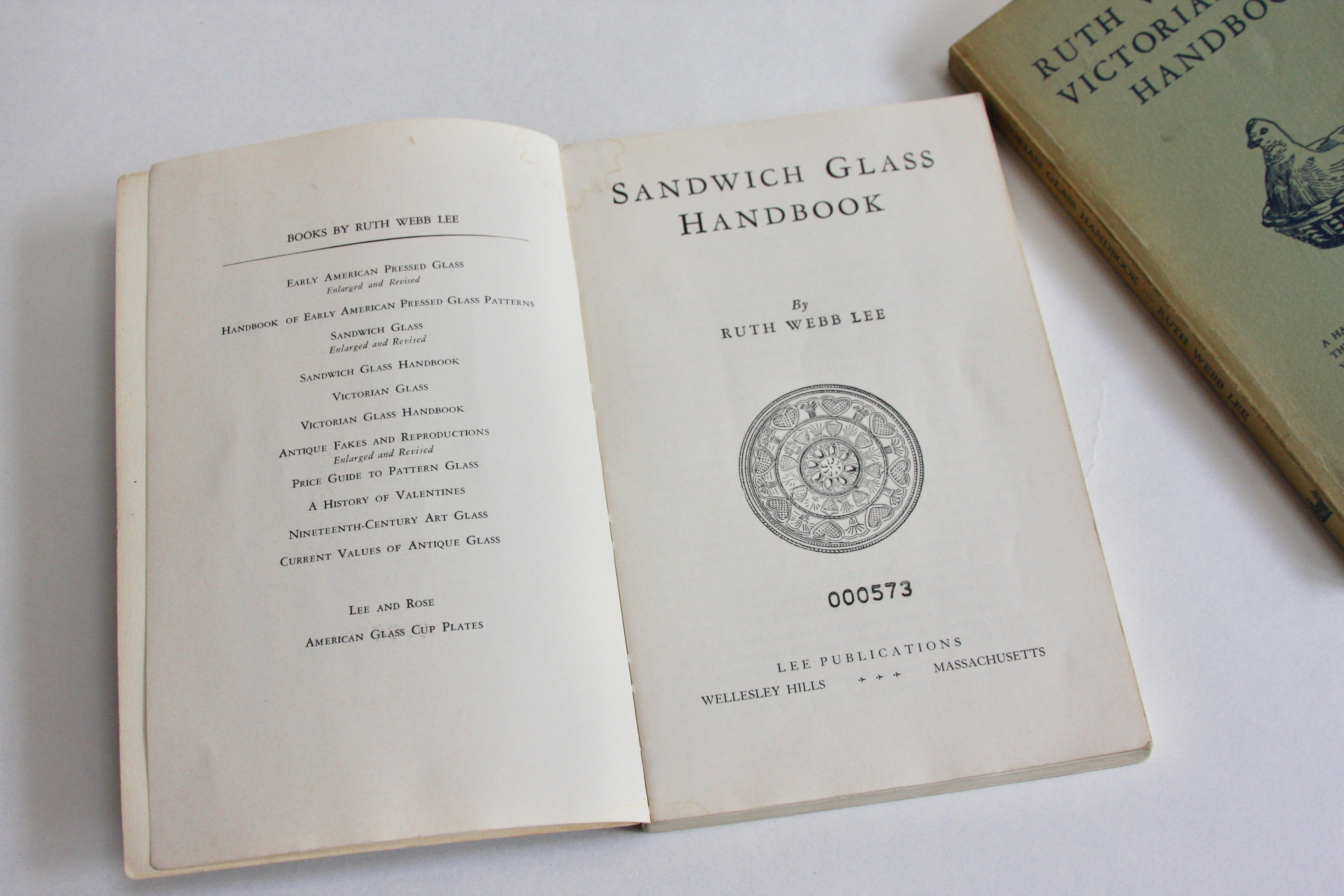 Sandwich Glass, American and European Pressed Glass, and Blown Glass Books