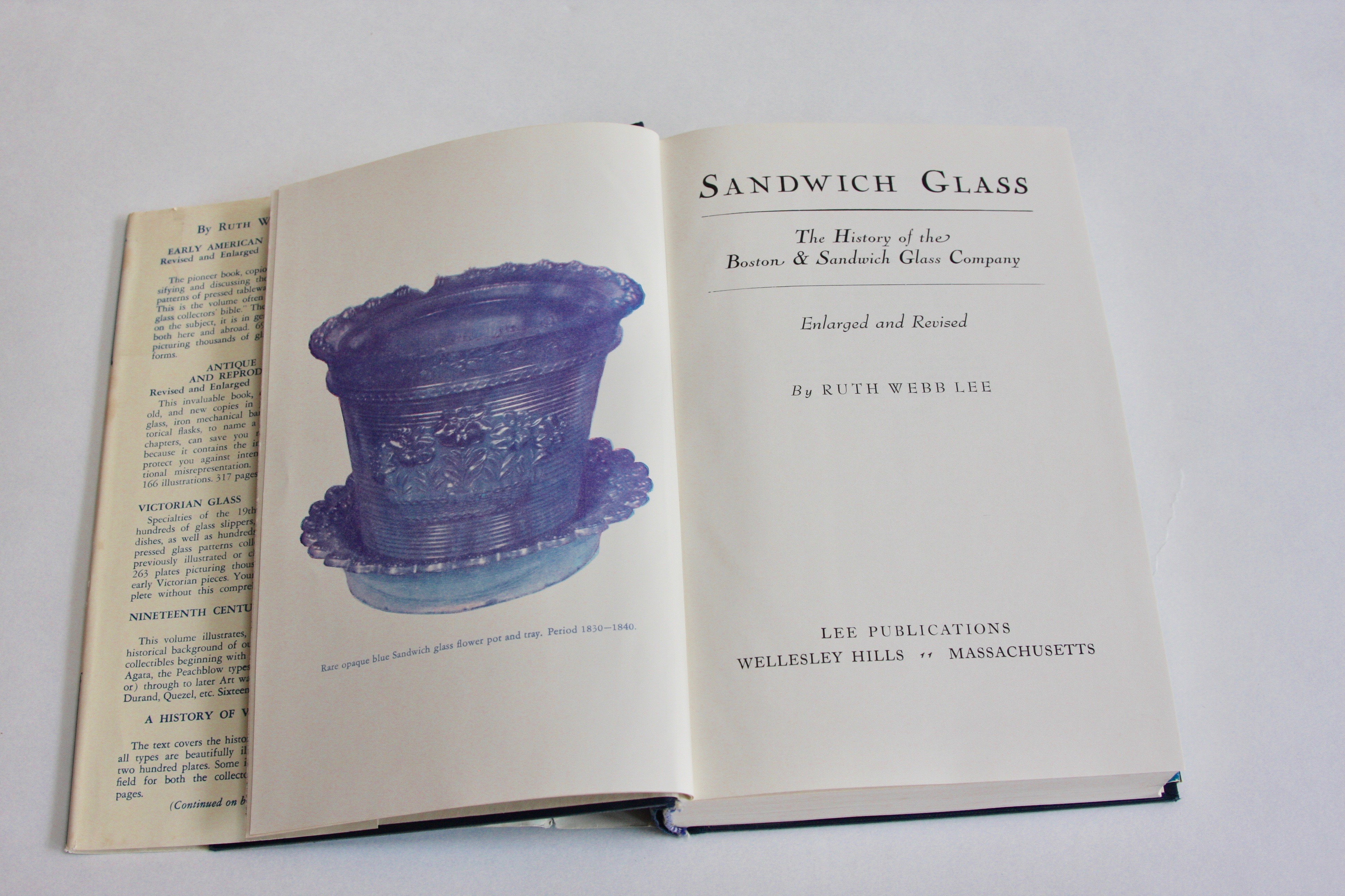 Sandwich Glass, American and European Pressed Glass, and Blown Glass Books