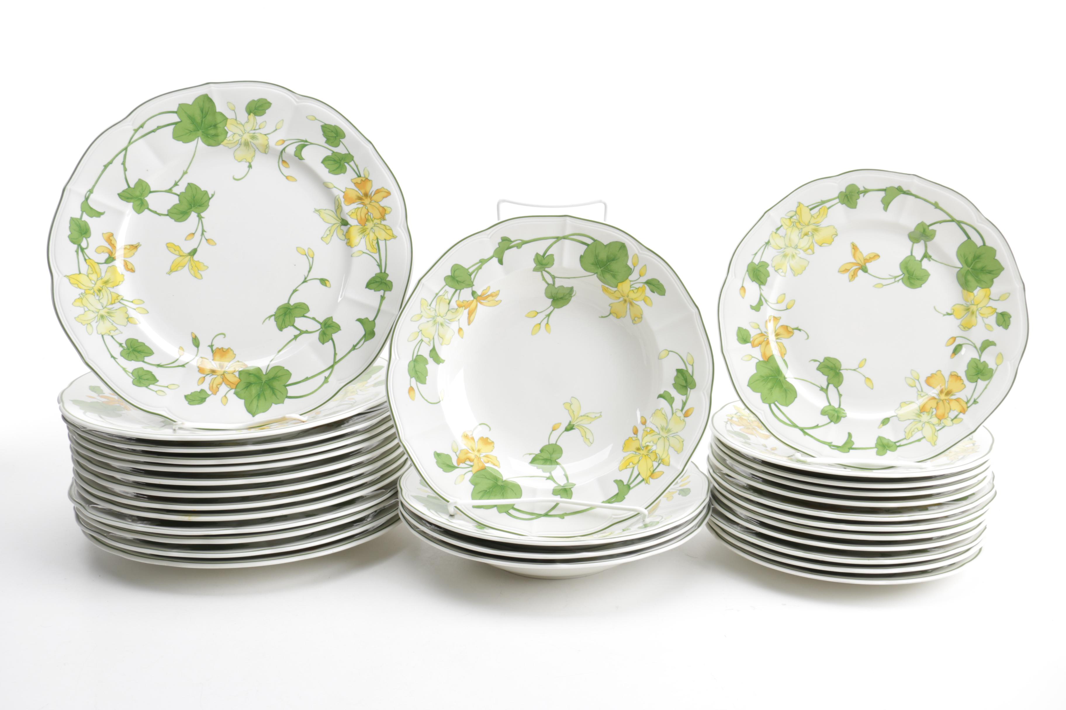 Villeroy & Boch "Geranium" Porcelain Dinner Service