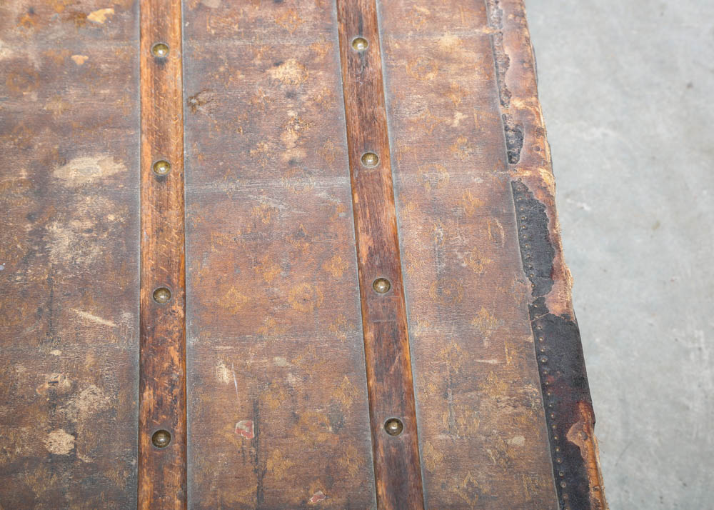 Circa 1920s Louis Vuitton Rolling Trunk