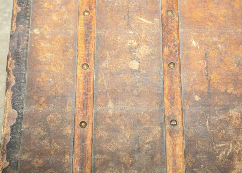 Circa 1920s Louis Vuitton Rolling Trunk