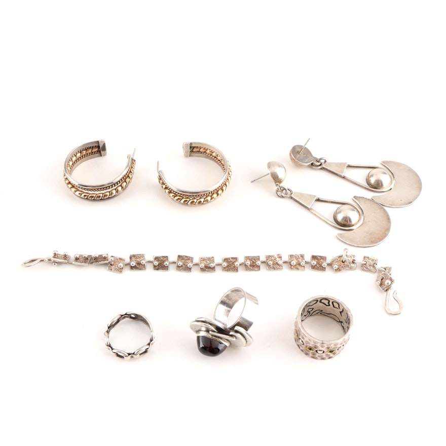 Assortment of Sterling Silver Jewelry