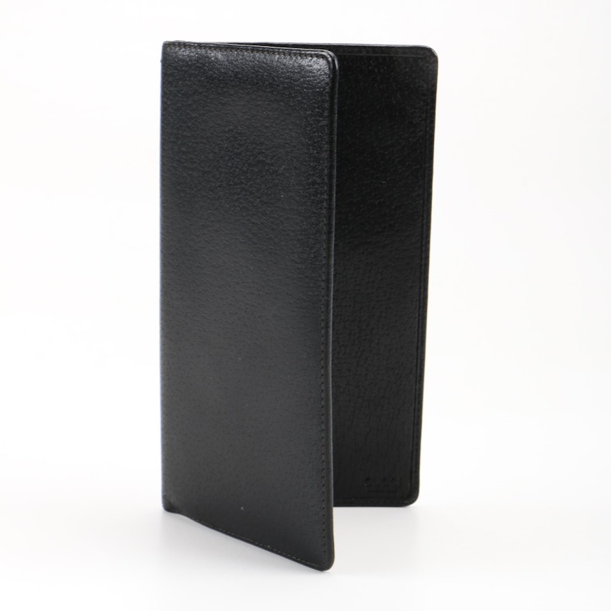 Gucci Black Leather Billfold