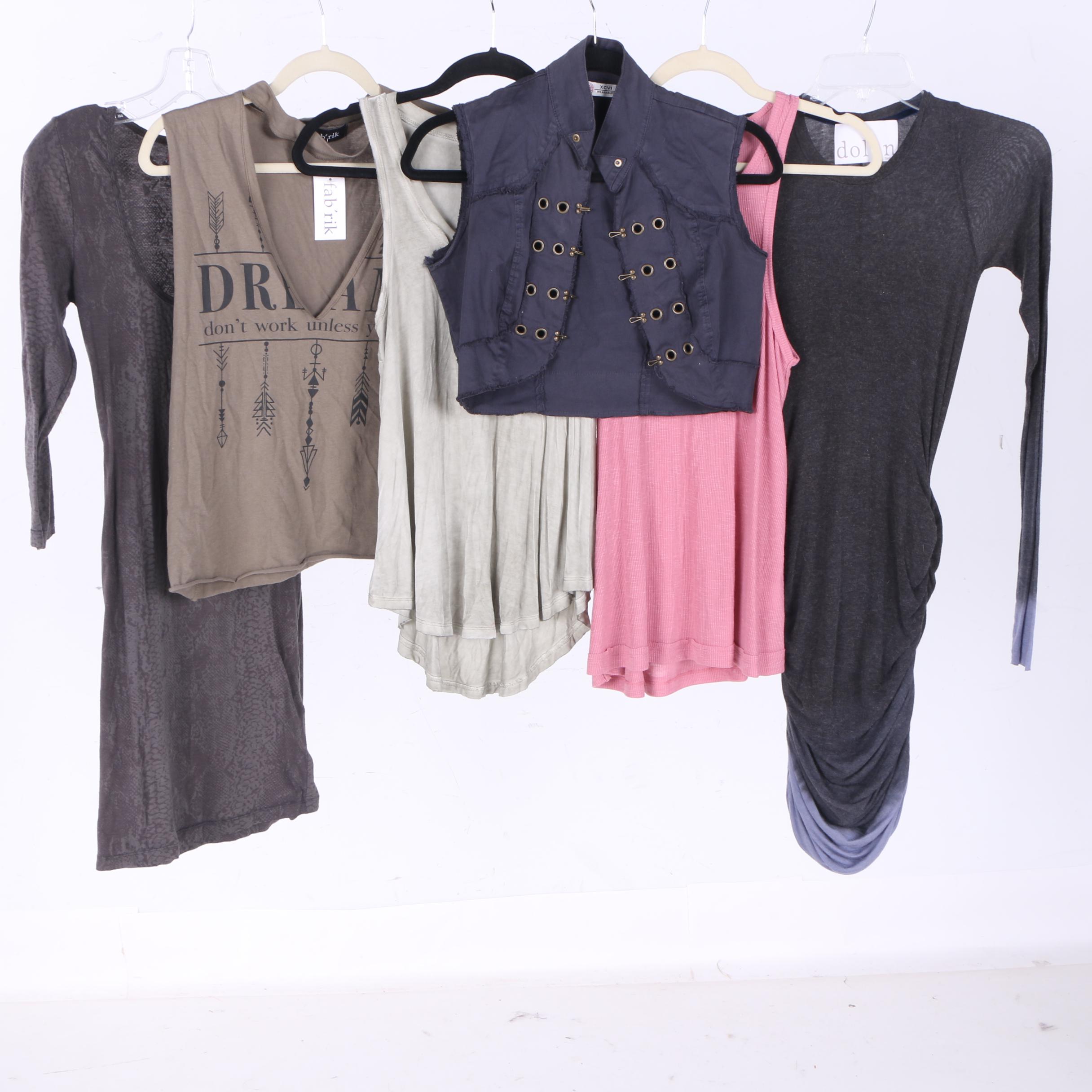 Women's Casual Clothing Including Shirts, Jackets and Dresses
