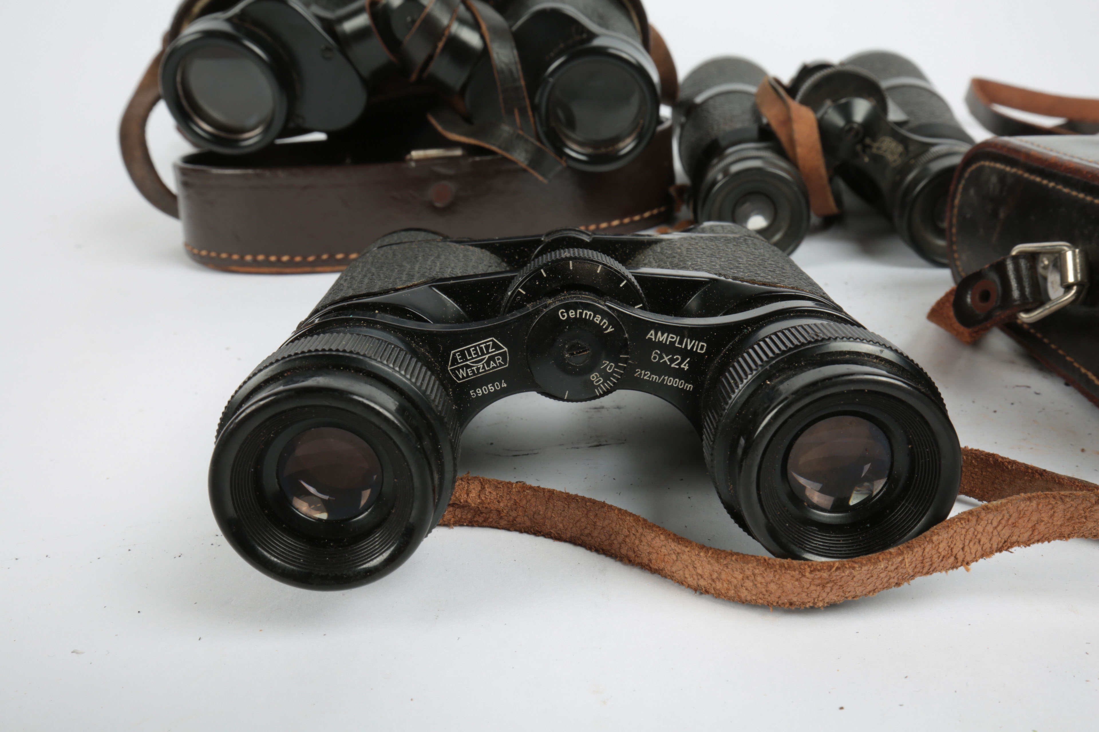 Vintage Binoculars Including WWII-Era