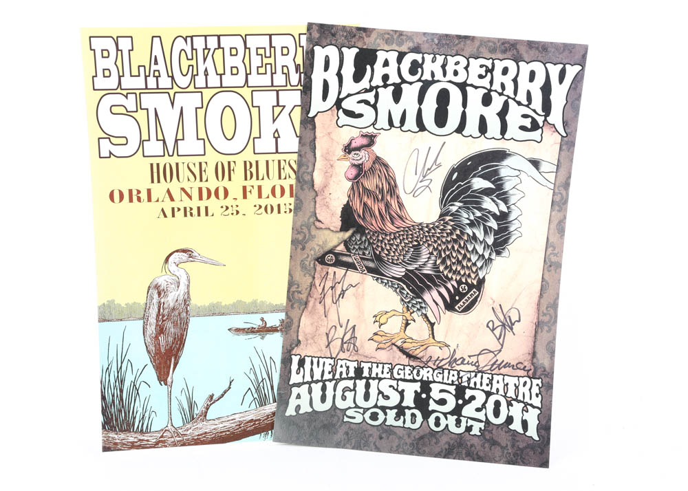 Blackberry Smoke Concert Posters Featuring Signed Poster