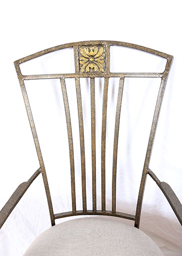 Mosaic Tile Bistro Table and Four Chairs by Hooker