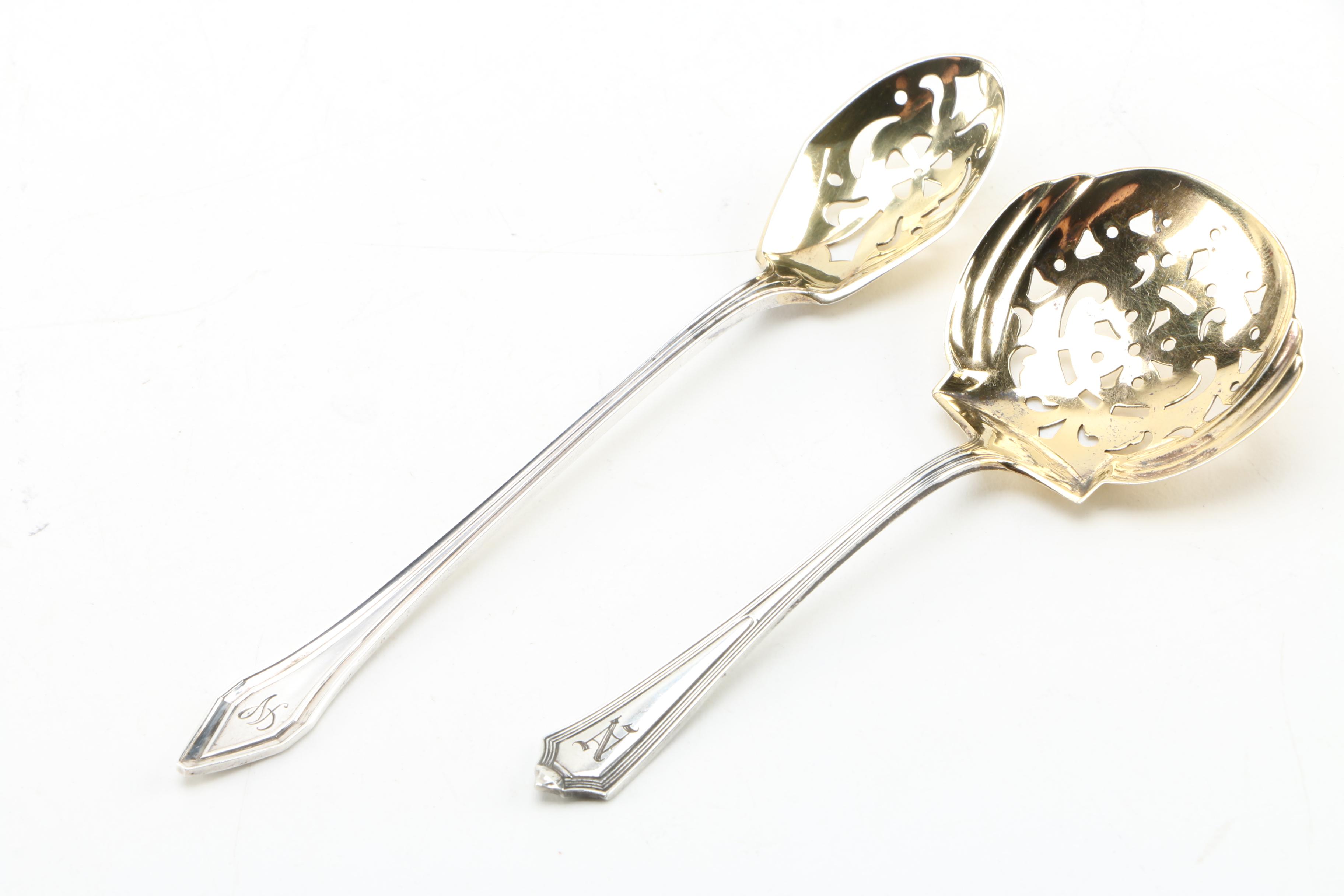 Gorham Sterling Silver Utensils with "Clermont" Pattern