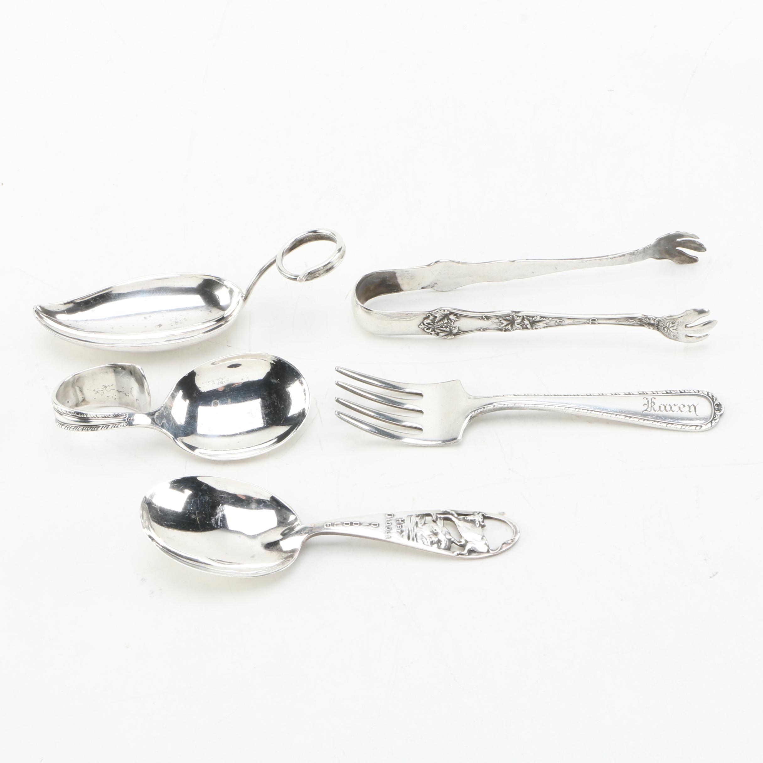 International Silver Co. "Pine Tree" and Other Sterling Silver Flatware