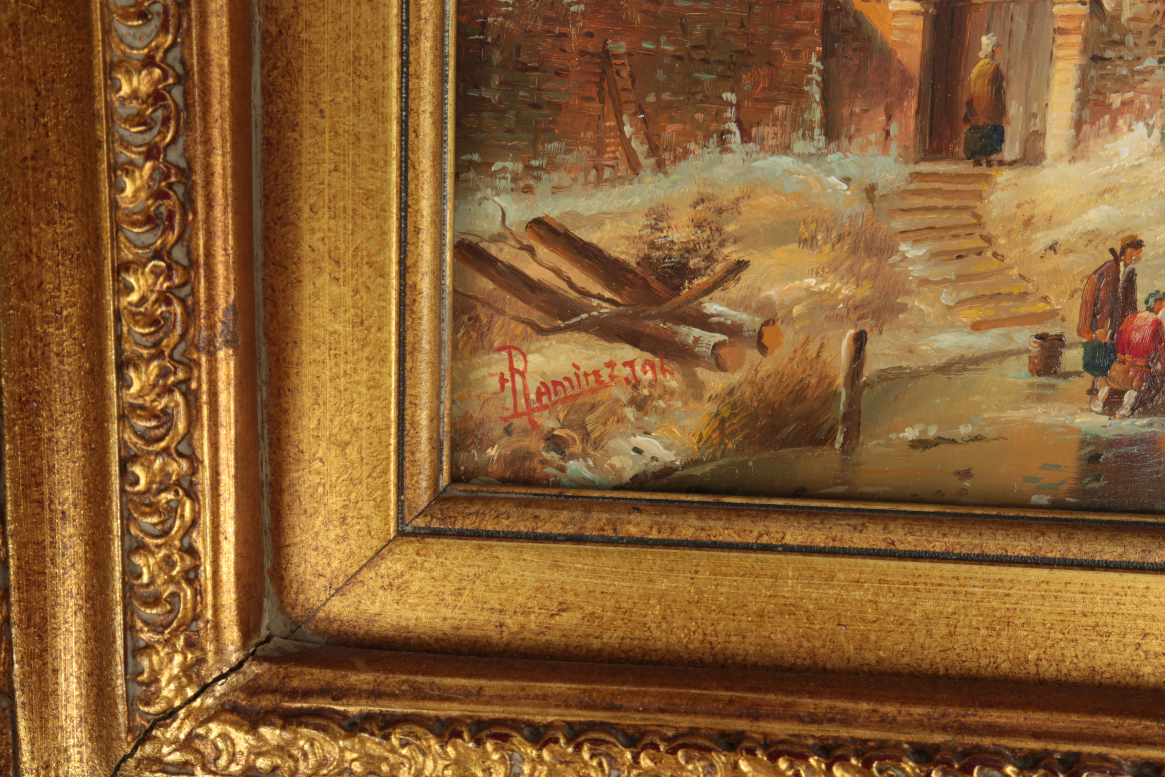 Pair of Henry Ramirez Jr. Signed Oil Paintings