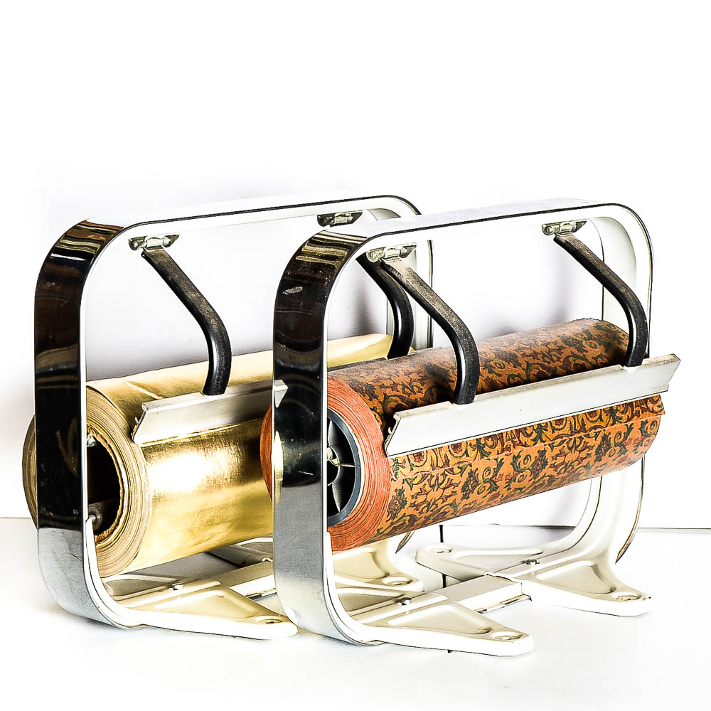 Pair of Commercial Wrapping Paper Rollers