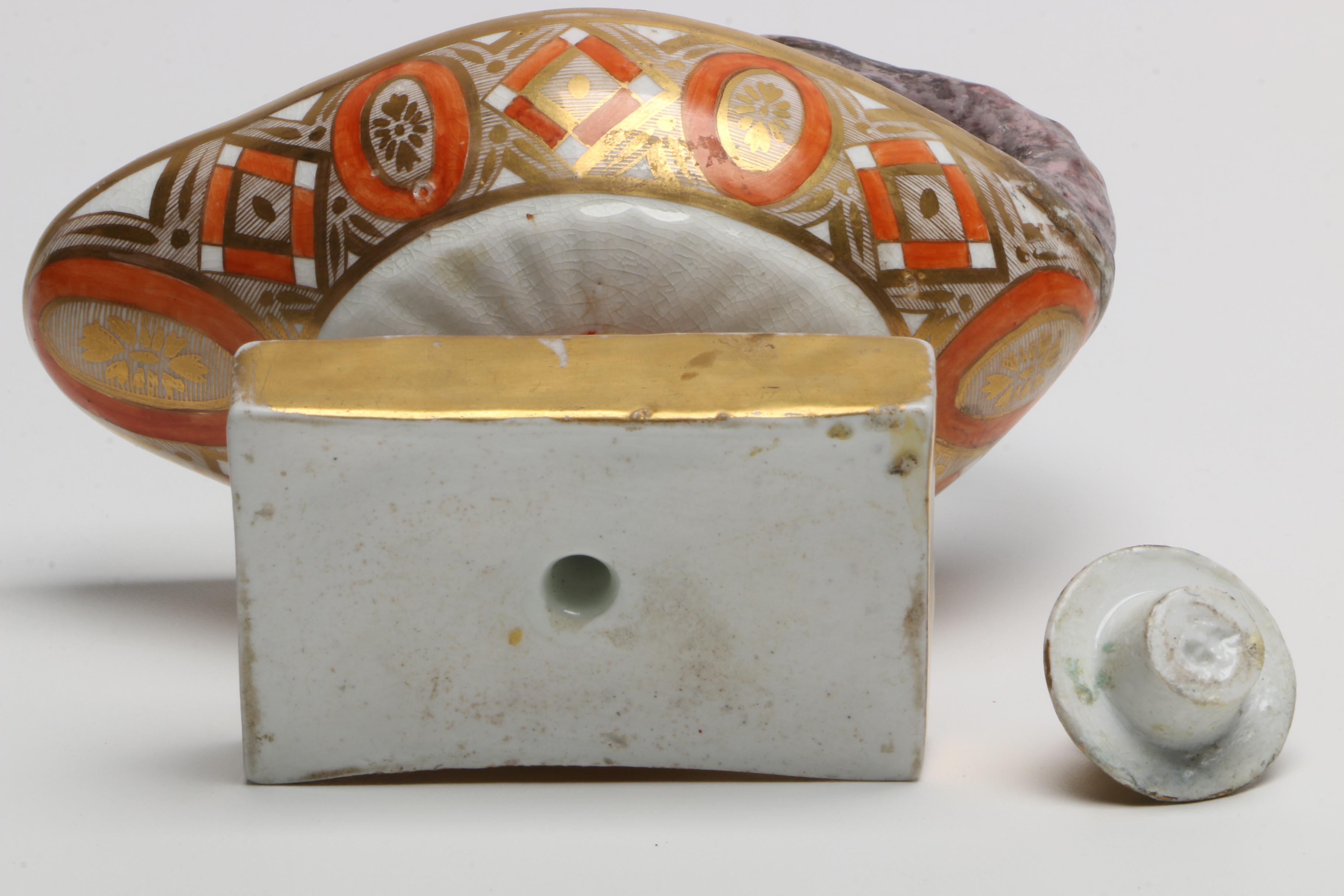 Ceramic Goose Oil Lamp Figurine
