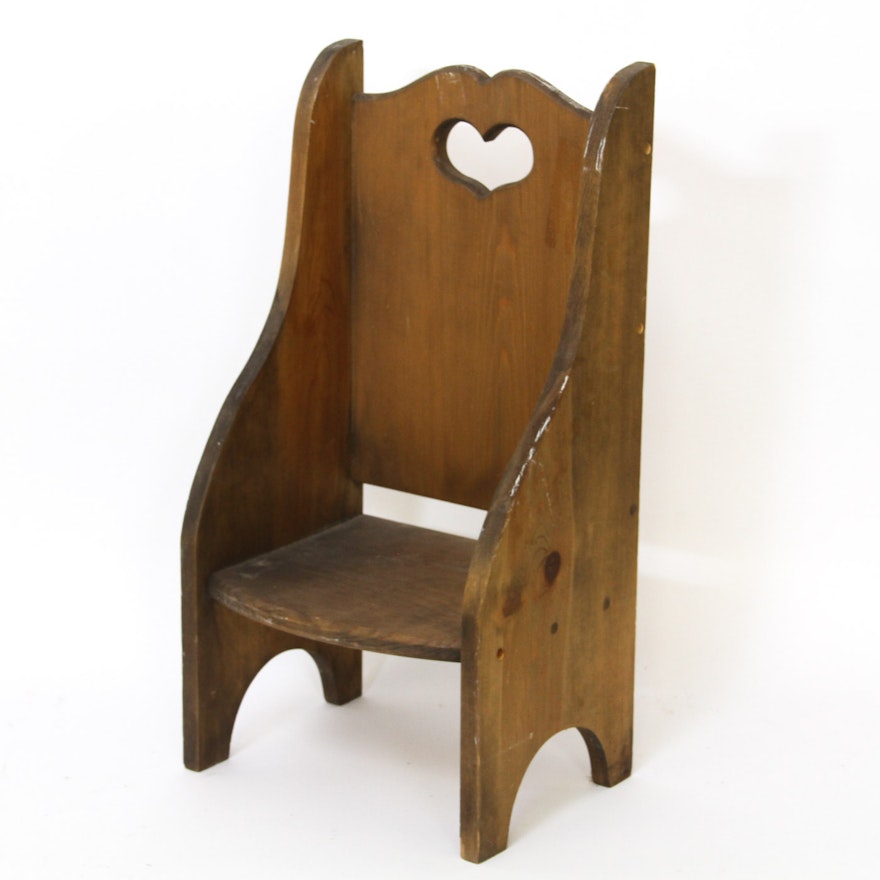 Shaker Style Pine Children's Chair