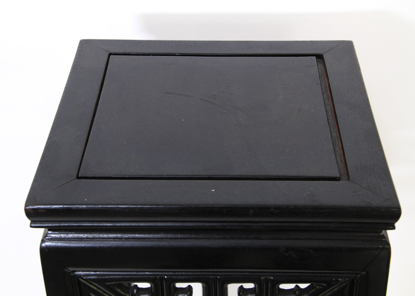 Chinese Chippendale Style Wood Plant Stand