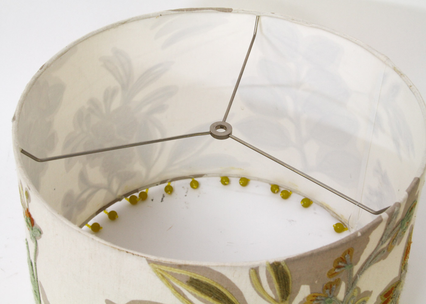 Embroidered Lamp Shade