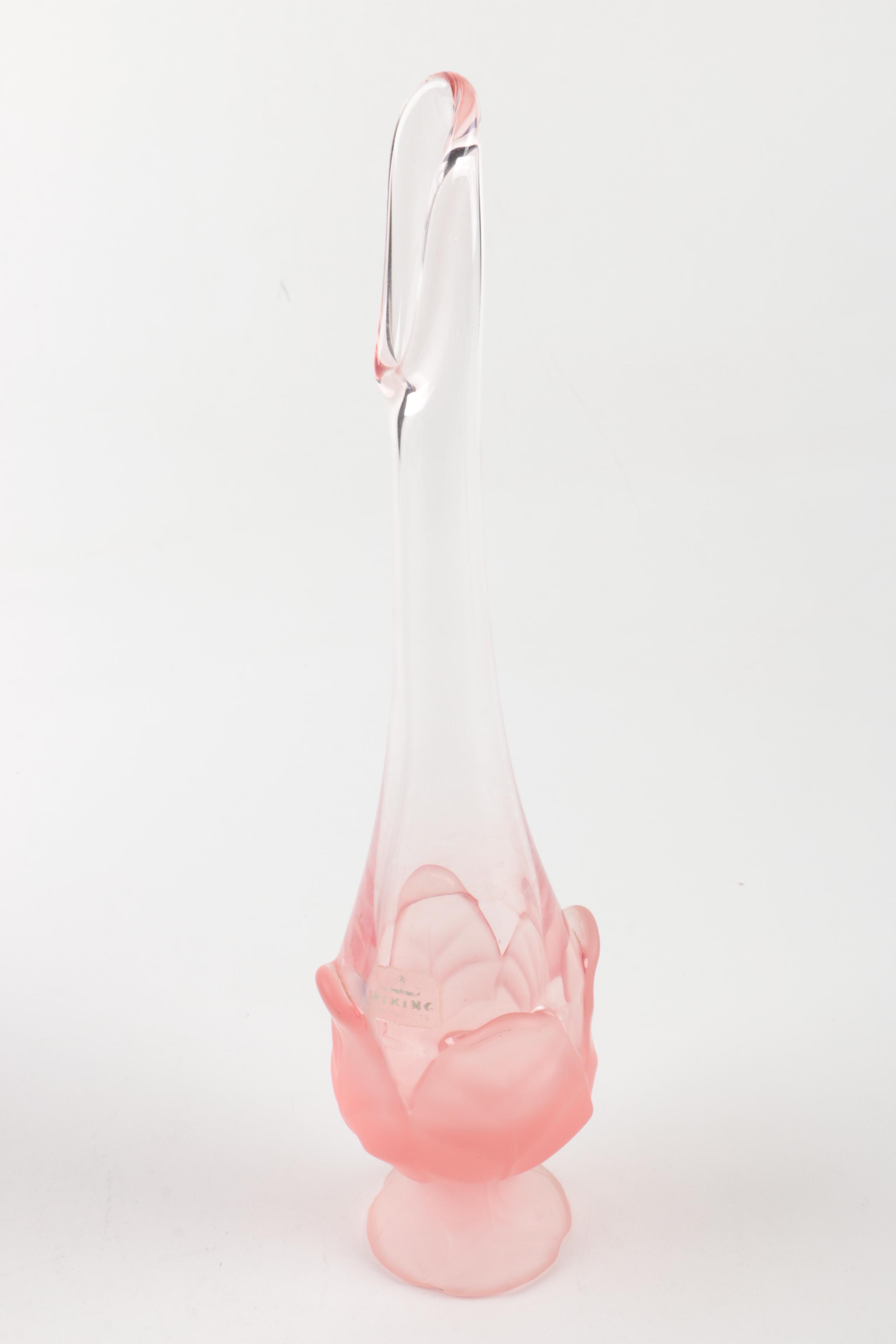 Collection of Colored Glass Vases