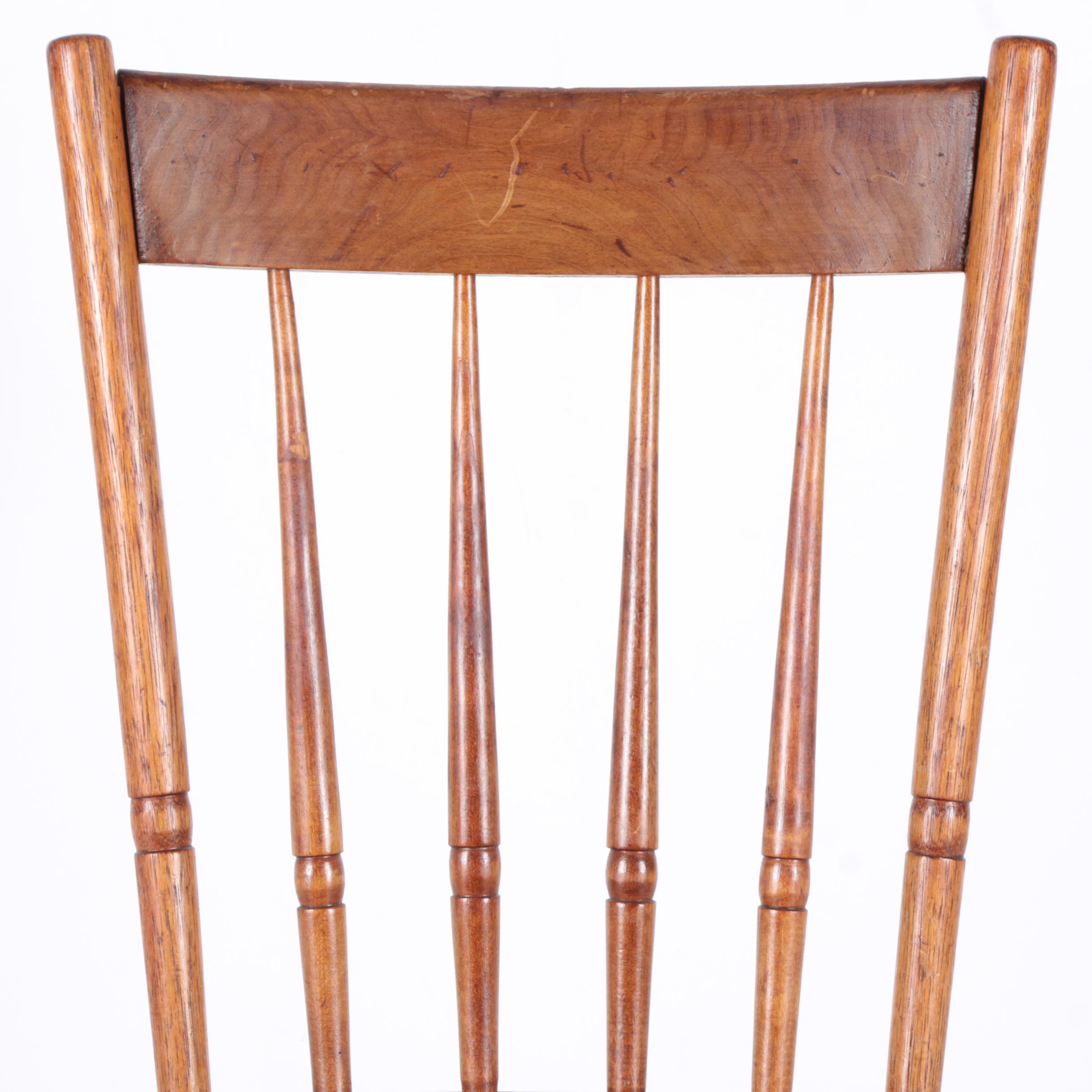 Oak Windsor Style Rocking Chair