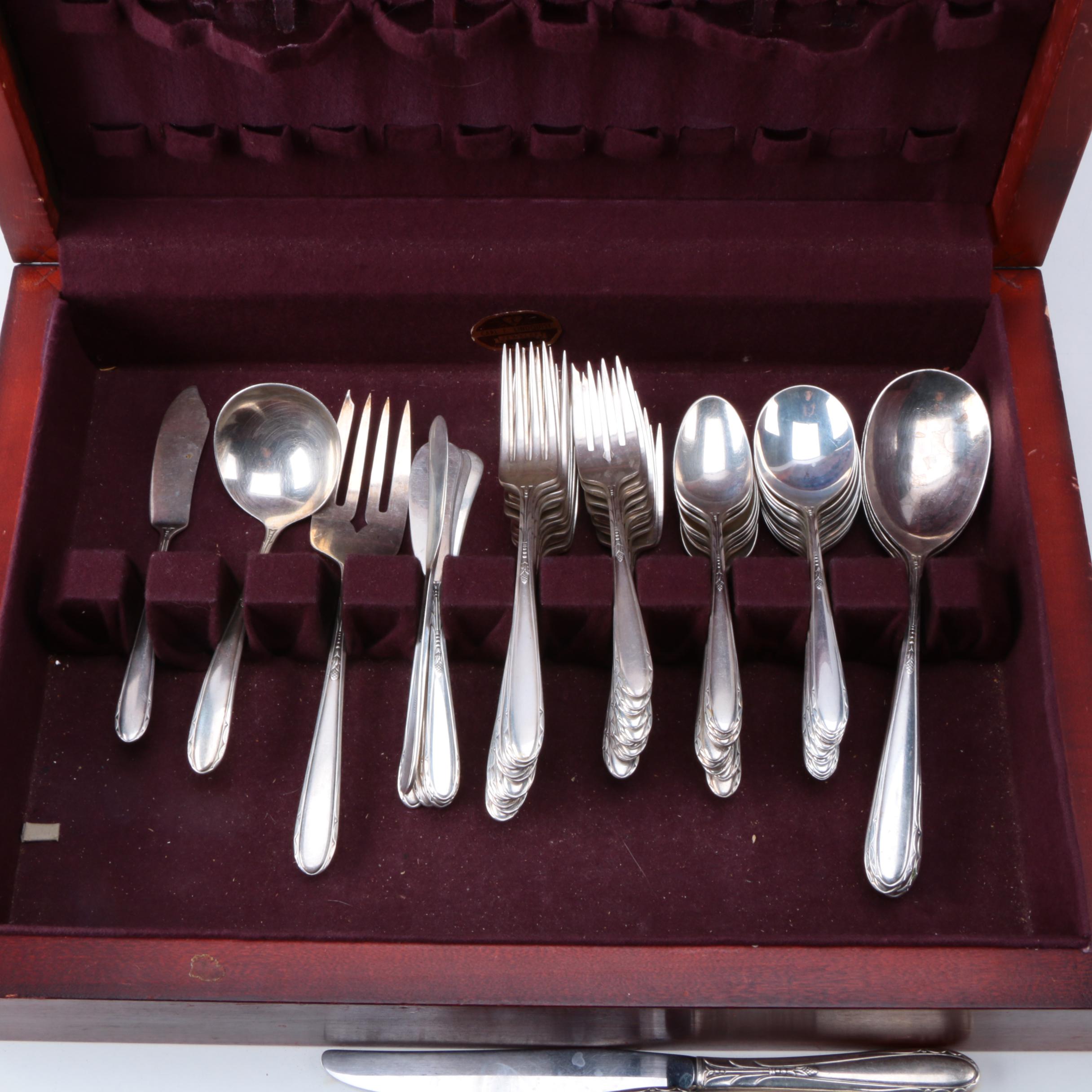 Oneida "Heiress" Sterling Silver Flatware Set